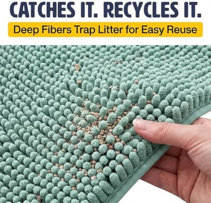 Muddy Mat® | Cat Litter Mat 18"x28", Litter Trapping Mat, Super Absorbent - Image 4