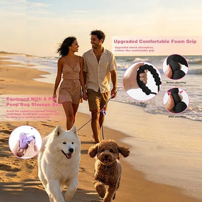Double Dog Leash, Hands-Free Dual Dog Leash, 360° Rotating Tangle-Free - Image 6