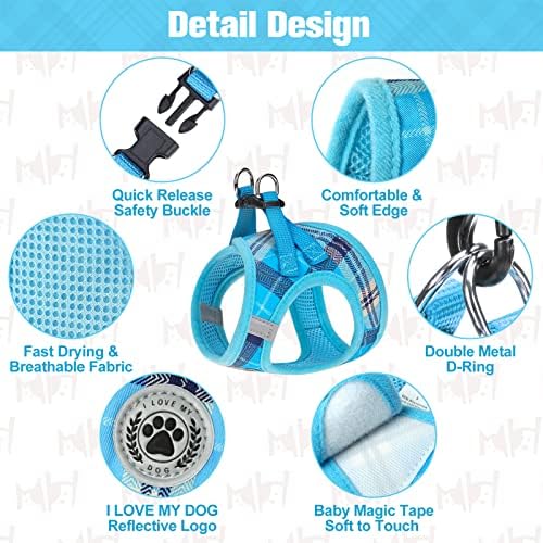 BEAUTYZOO Dog Harness Medium Sized and Leash Set, No Pull Pet Vest - Image 3