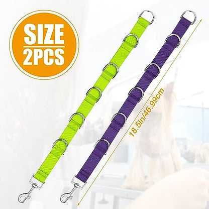 PEUTIER 2pcs Dog Grooming Extender, Quick Release Nylon Dog Grooming Helper - Image 2