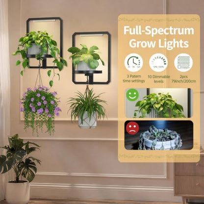 LASZOLA Plant Picture Frame Holder Shelf Wall - Image 3