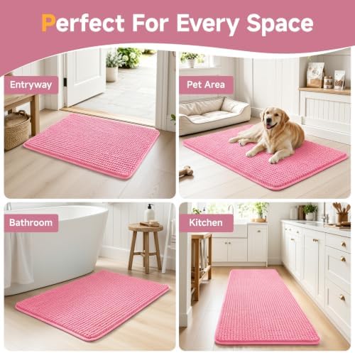 Ophanie Pink Door Mat 28x18, Muddy Mats - Image 7