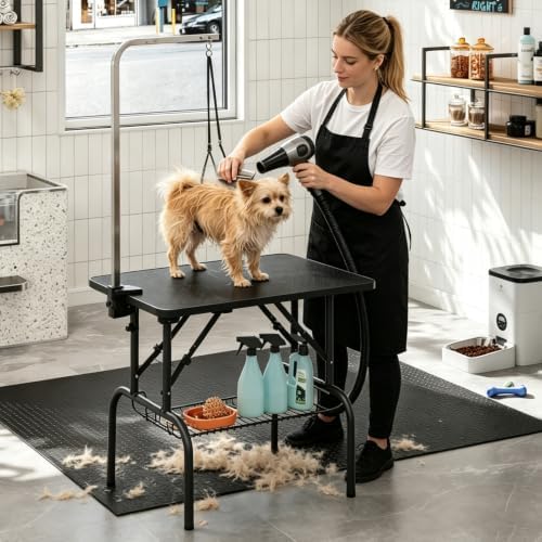 Garvee 32''H Pet Grooming Table, Adjustable & Anti-Slip Dog Grooming Table - Image 7