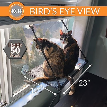K&H Cat Window Perch, EZ Mount Kitty Sill - Image 3