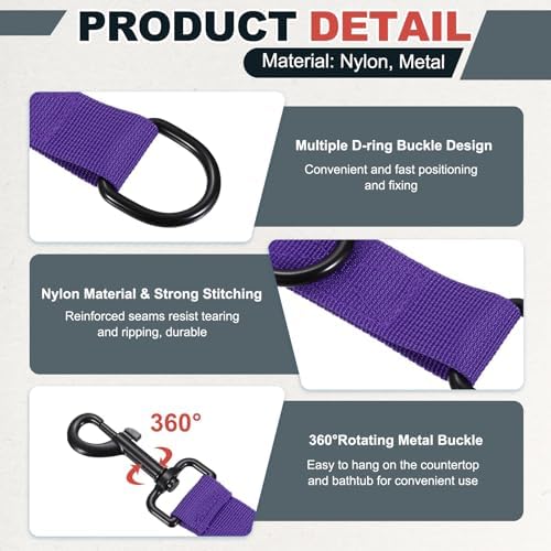 Pet Dog Grooming Loops, Adjustable Nylon Table Arm Extender Belly Strap - Image 3