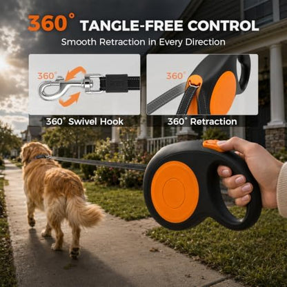 Sevy Stretch 26FT Retractable Dog Leash - Image 6