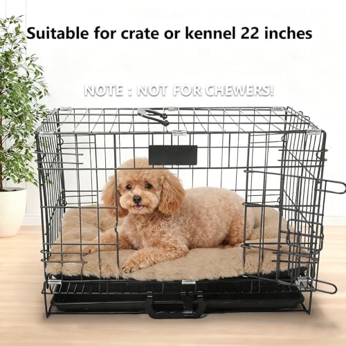 Small Dog Crate Pad 22 x 13 Washable Dog Beds - Image 3