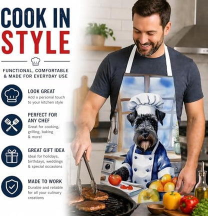 Caroline's Treasures Kerry Blue Terrier The Chef Apron Cooking Kitchen Server - Image 2