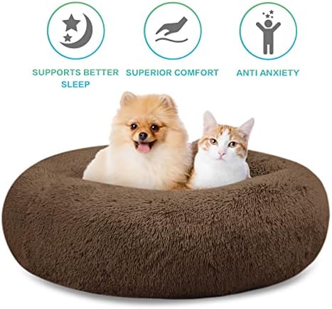 SAVFOX 30 inches Calming Donut Dog Bed - Image 5