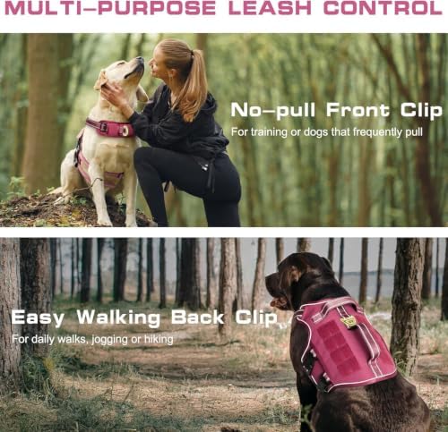 Dog Harness for Large Dogs, No Pull Tactical Vest - Image 4