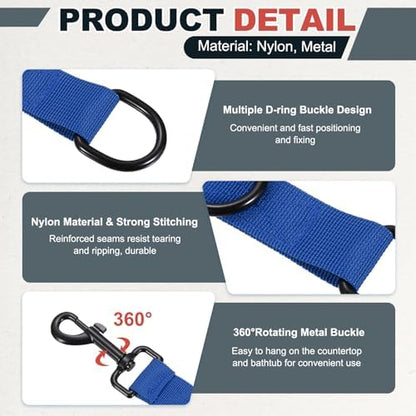 Pet Dog Grooming Loops, Adjustable Nylon Table Arm Extender Belly Strap - Image 3