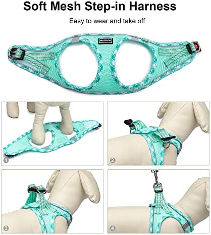 Mercano Soft Mesh Dog Harness and Leash Set, Step-in Reflective Breathable - Image 7