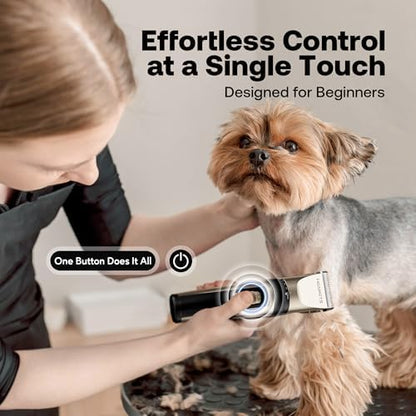 HEAPETS Dog Grooming Clippers, Low Noise, Electric Quiet, Adjustable Clipper - Image 4