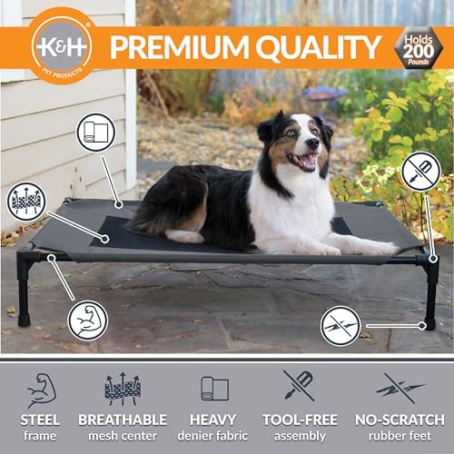 K&H Outdoor Elevated Dog Bed for Medium & Large Pets - Image 2