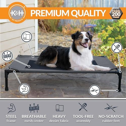K&H Outdoor Elevated Dog Bed for Medium & Large Pets - Image 2