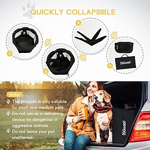 Foldable Portable Dog Playpen for Medium Dogs Indoor Outdoor, Big Dog Pet - Image 6