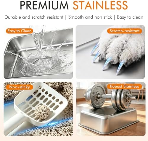 Stainless Steel Litter Box - Image 4