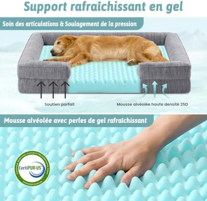 COZY KISS Orthopedic Dog Cooling Bed - Image 3