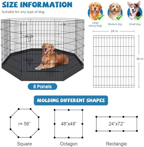 Artmalle 36" H Dog Playpen - Image 2