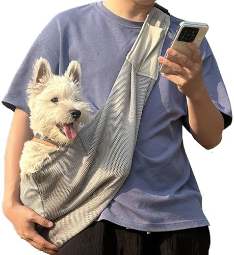 Dog Sling Adjustable Breathable by Unknown