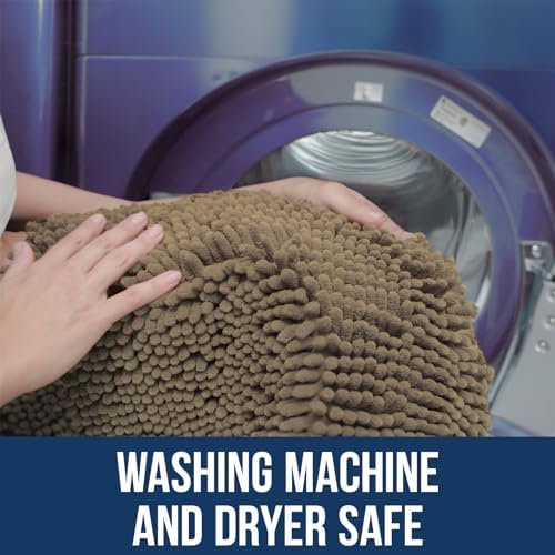 Muddy Mat Chenille Bathroom Rugs Quick Dry Microfiber Mats Non Slip Washable - Image 4