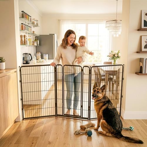FXW Dog Gate, Extra Wide Adjustable by FXW