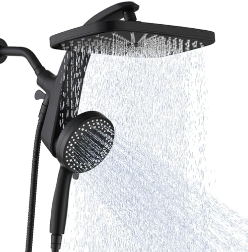 Rain Shower Head with Handheld Showerhead by BOZYBO-BornforQualityLife