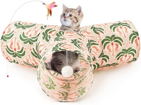 Tempcore Cat Tunnel, 3-Way Collapsible Toy by Tempcore