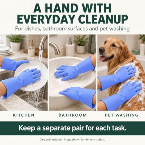 Silicone Dishwashing Gloves - Image 4