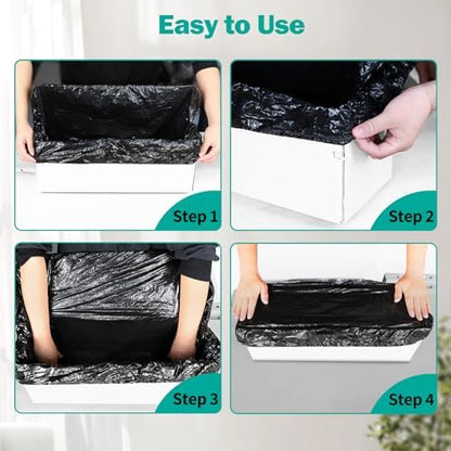 100 Pcs Trash Bags for Popur X5 Litter Box - Image 3
