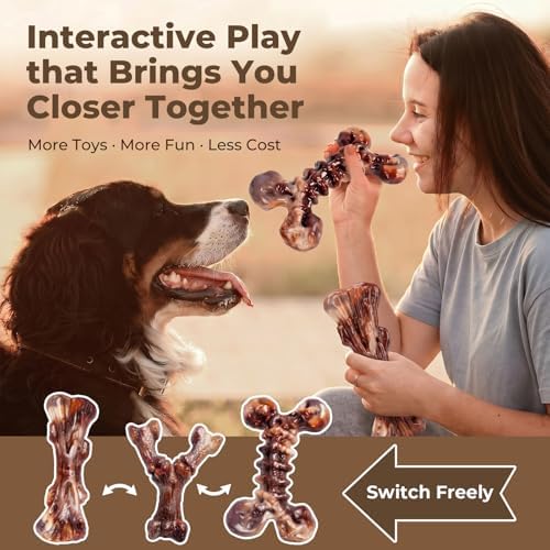 Kseroo 3-Pack Indestructible Dog Chew Toys - Image 5