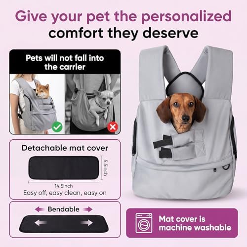 Dog Carrier Sling for Small Dogs, Front Dog Carrier Backpack - Image 4