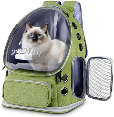 Cat Backpack Carrier Clear Bubble Window by pawstrip
