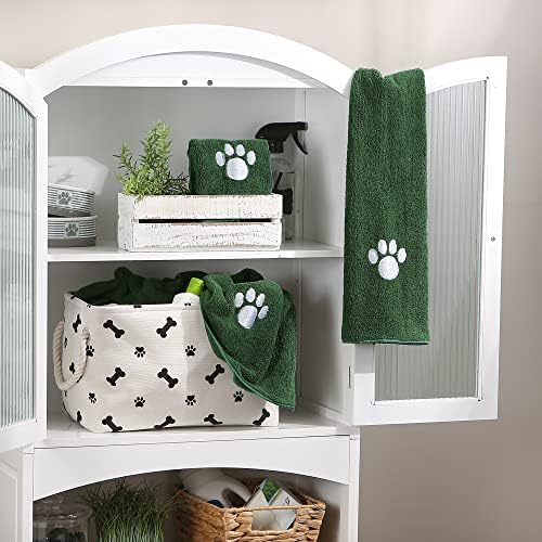 Bone Dry Pet Grooming Towel Collection Embroidered Absorbent Microfiber Drying - Image 6