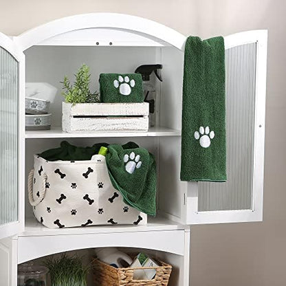 Bone Dry Pet Grooming, Embroidered Microfiber Towel Drying Collection, Hunter - Image 6