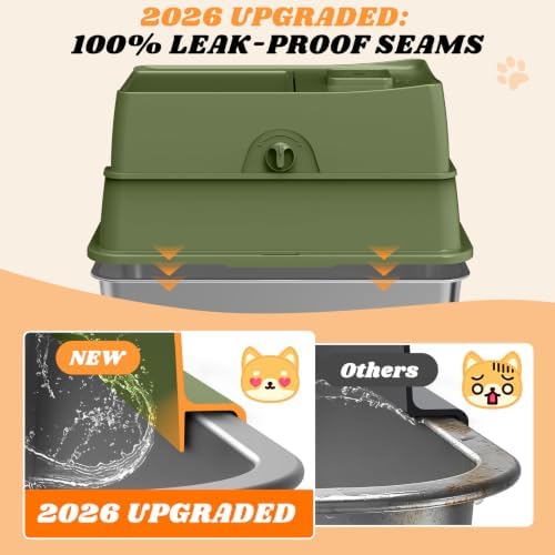 Stainless Steel Litter Box | Enclosed Cat Litter Box - Image 6