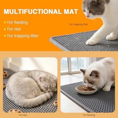 Cat Litter Mats 26.6" x 16", Litter Box Mats - Image 5