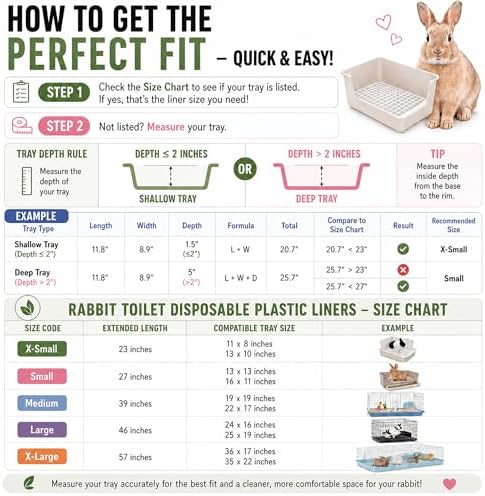 Disposable 50 pcs Small Animal Cage Liners - Image 3