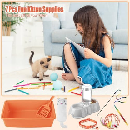 Tioncy 7 Pcs Kitten Litter Box Starter Kit - Image 7