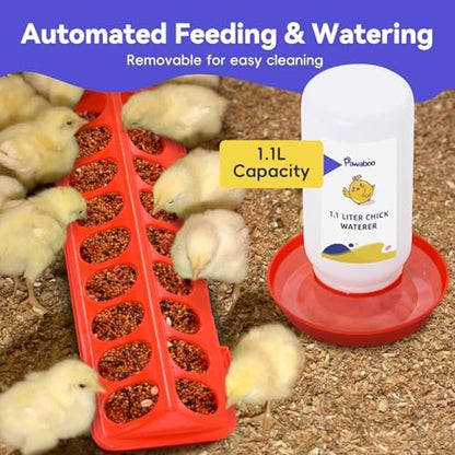 Pawaboo Chick Brooder Box for Chick Starter Kit - Image 3