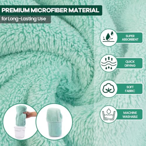 DENTRUN Dog Robes for After Bath Super Absorbent Fast Drying Coat - Image 5