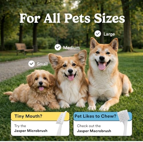 Jasper Dog Toothbrush, 360° Finger Toothbrush - Image 3