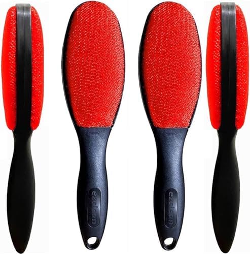 EZCLEAN 4-Pack Red Color Velvet Lint Brush by Unknown
