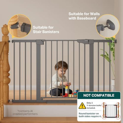 Cumbor 30-51.5 in Extra Wide Baby Gate - Image 5