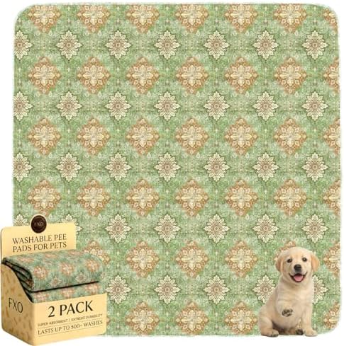 Washable Pee Pads for Dogs, Great Urine Absorbent Reusable Puppy Training Pads by Peepads