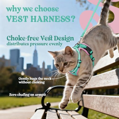 rabbitgoo Cat Harness and Leash Set, Escape Proof Vest - Image 3
