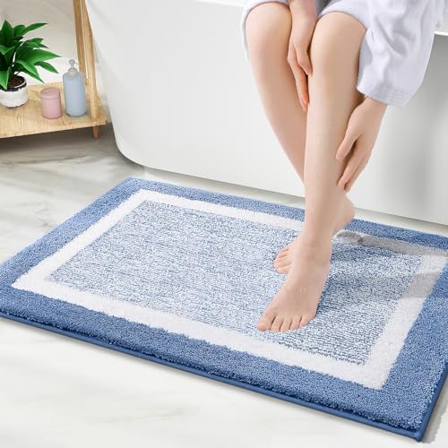 OLANLY Bathroom Rugs 30x20, Soft Absorbent Microfiber Bath Rugs by OLANLY