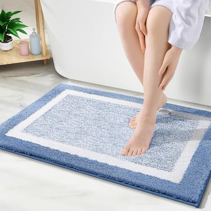 OLANLY Bathroom Rugs 30x20, Soft Absorbent Microfiber Bath Rugs by OLANLY
