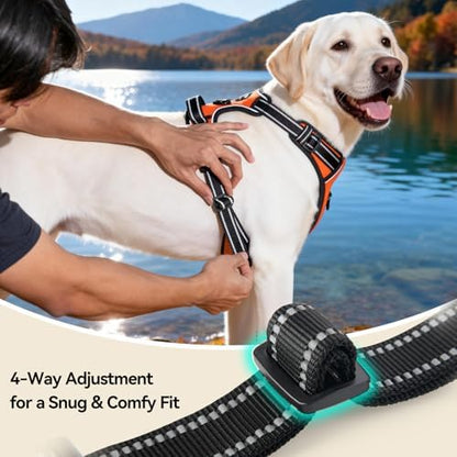 PHOEPET No Pull Dog Harness Medium Reflective Front Clip Puppy Vest - Image 7