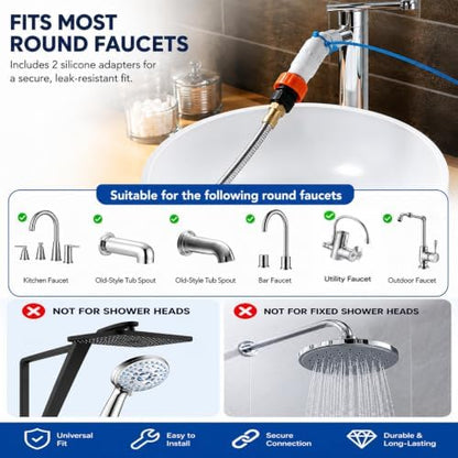 Slip-On Faucet Sprayer Hoses:Dog Bath - Image 2